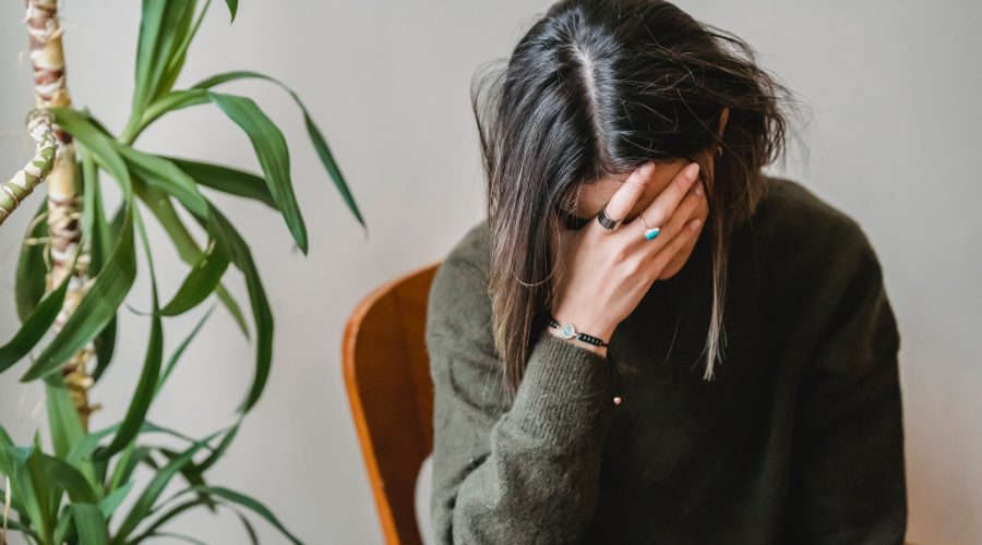 upset woman